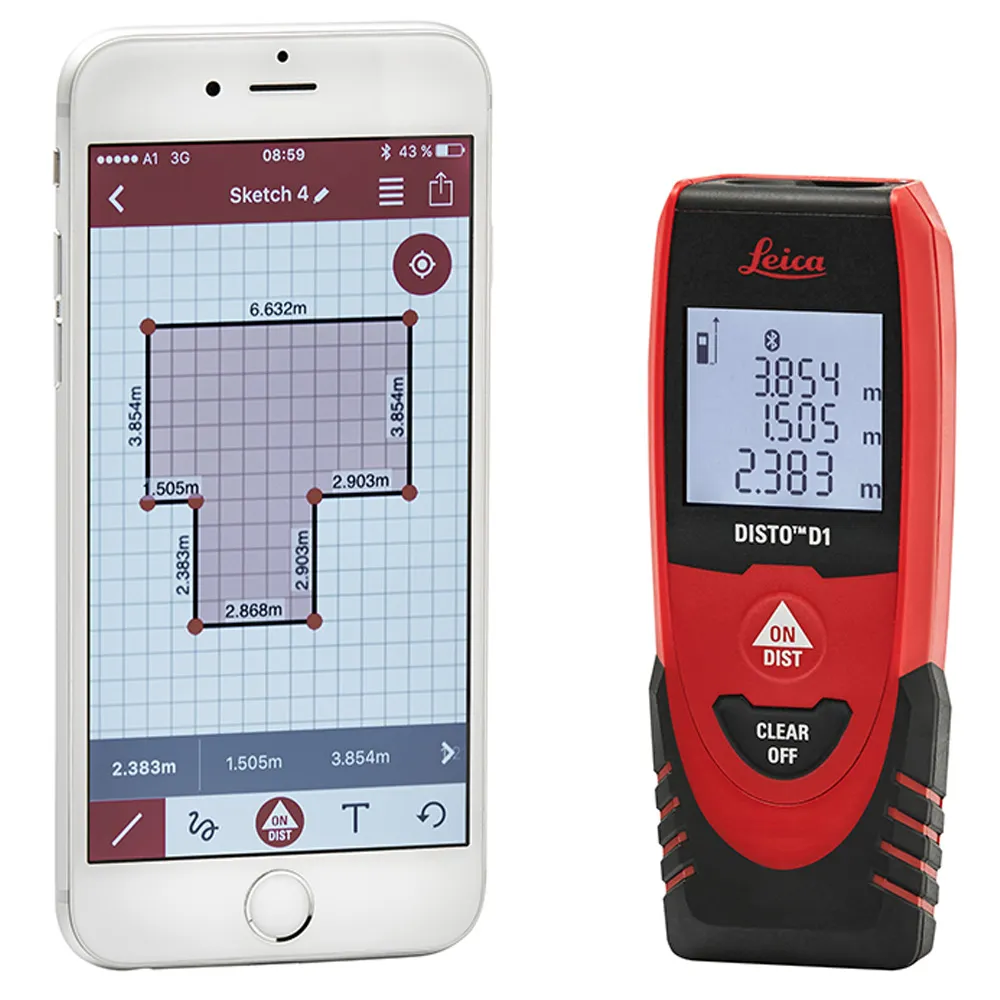 LEICA 40m Laser Distance Measurer DISTO D1