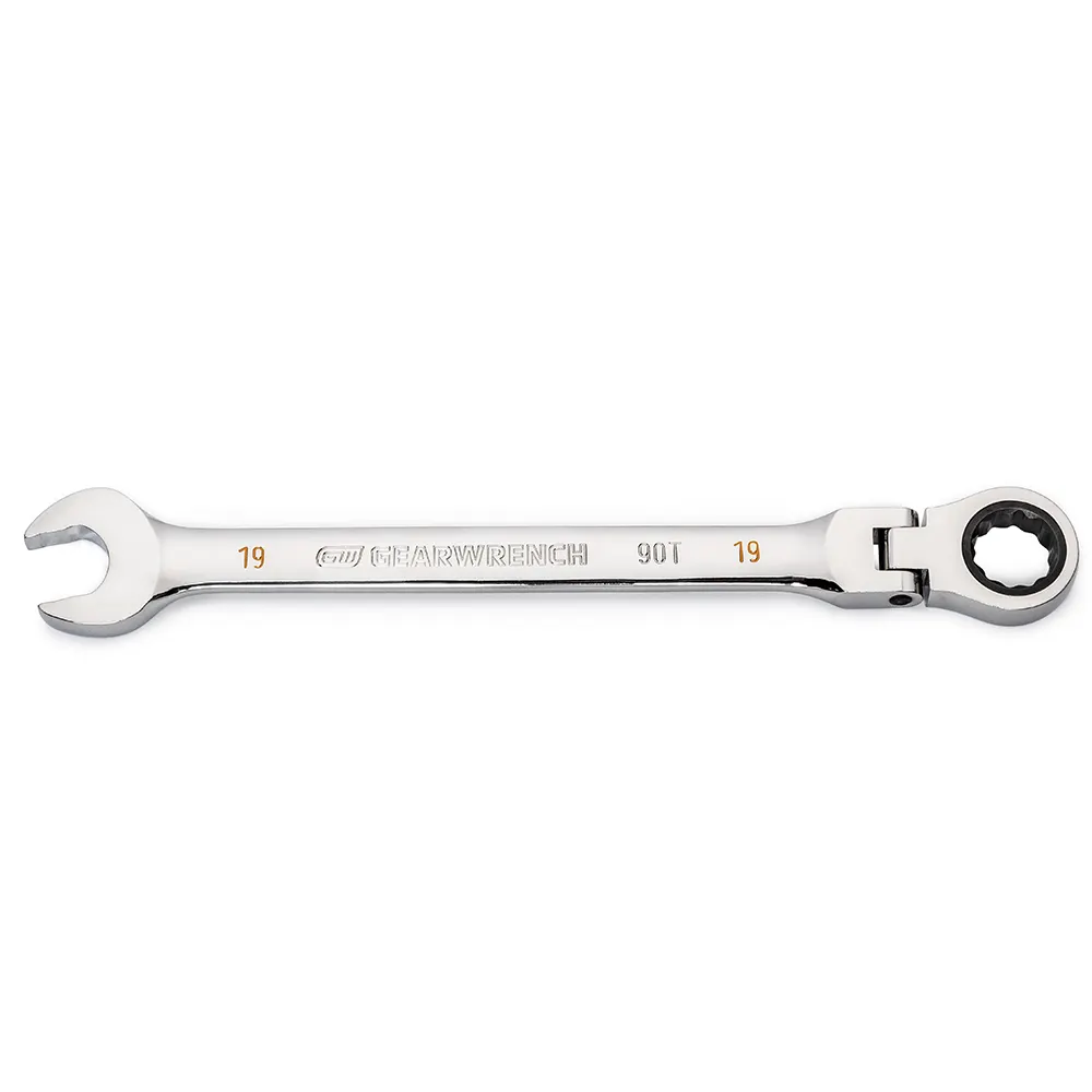 GEARWRENCH 19mm 90T Flexhead Ratcheting Combination Wrench 86719