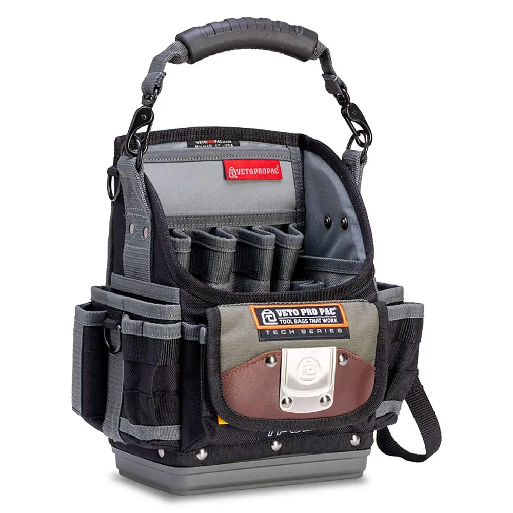 VETO TECH 6 Pocket Tool Pouch w. Hard Base VETOTP6B