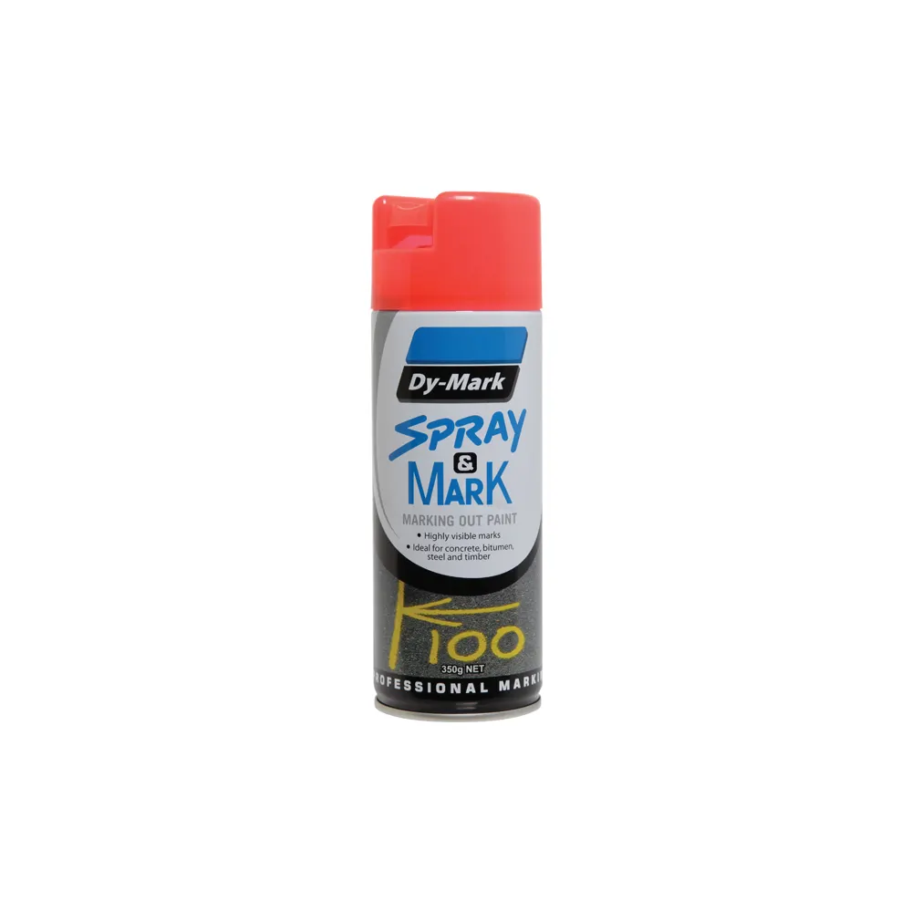 DYMARK 350g Fluro Red Aerosol Marking Spray Paint 40013522