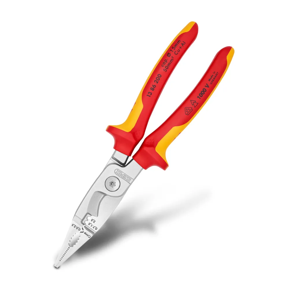 KNIPEX 200mm Electrical Installation Pliers 1386200SB