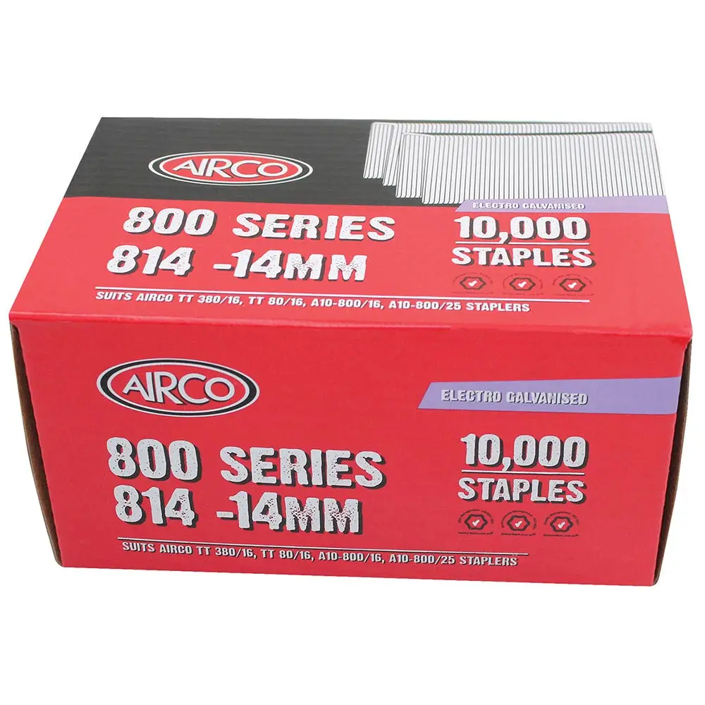 AIRCO 800 Series Staples - 14 x 13mm SF80140