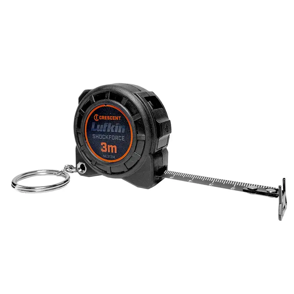 CRESCENT LUFKIN 3m Shockforce Nite Eye Key Chain Gen 1 Tape Measure NE313M