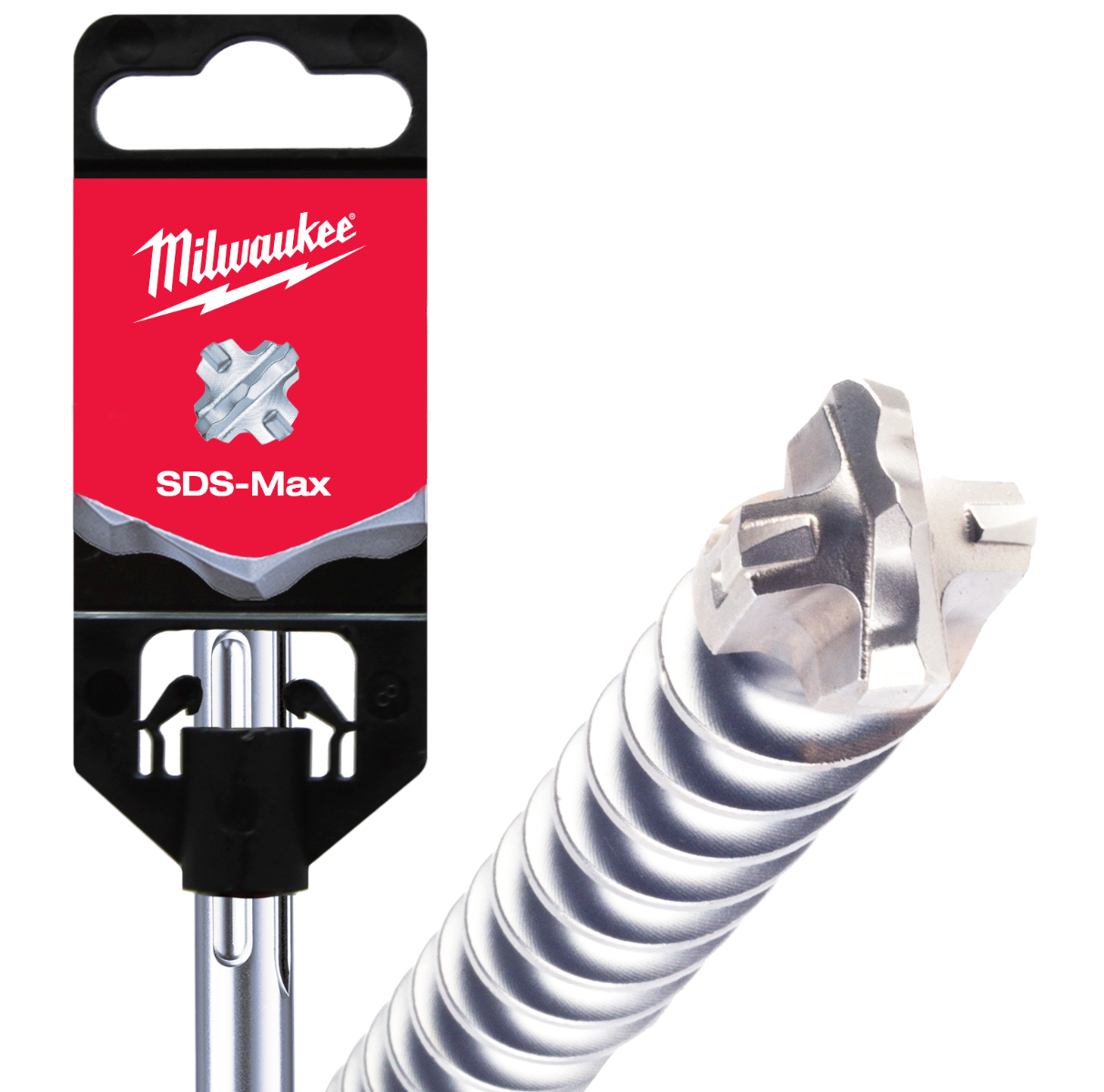 MILWAUKEE 30 x 570mm 4-Cutter SDS-Max TCT Hammer Drill Bit 4932352784