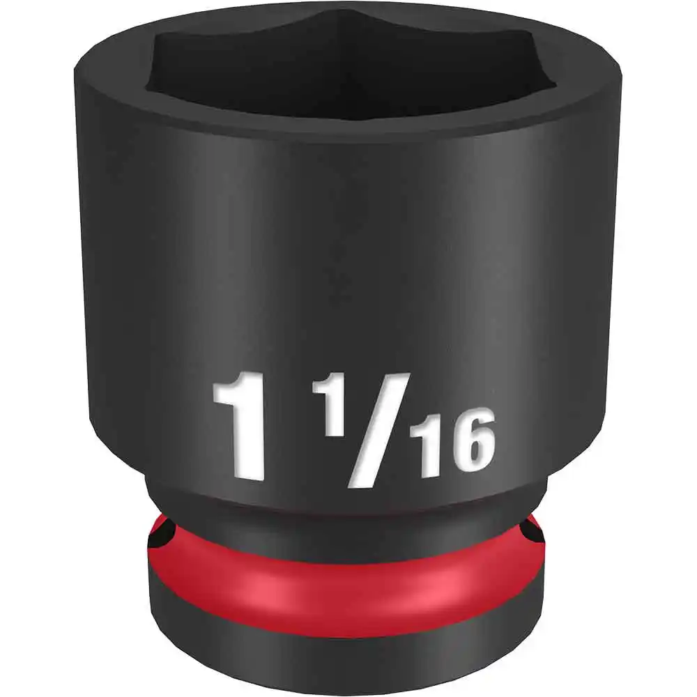 MILWAUKEE SHOCKWAVE 1/2" Drive 1-1/16" Standard 6 Point Impact Socket 49666211