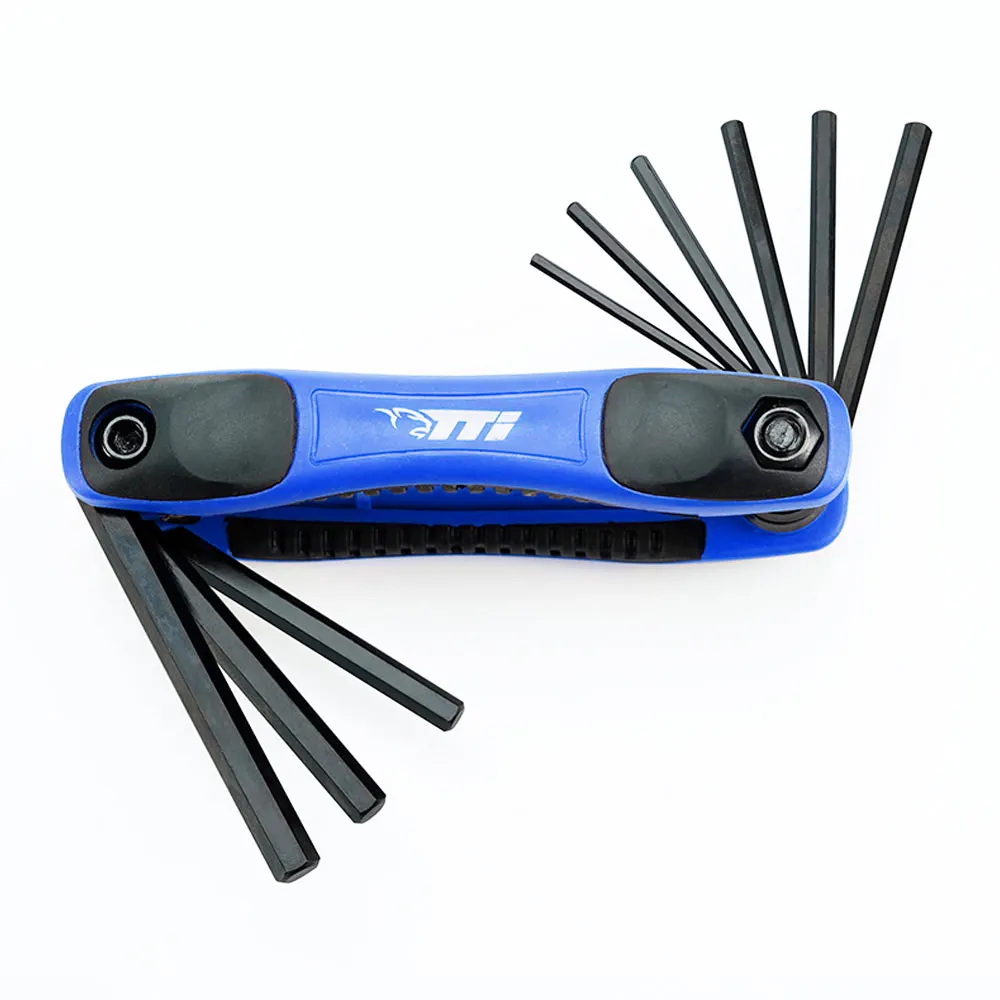 TTI 8 Piece Metric Folding Hex Key Set TTIHKFOLDM8