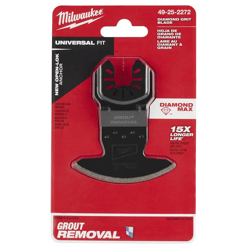 MILWAUKEE OPEN-LOK Diamond MAX Grout Removal Blade 49252272