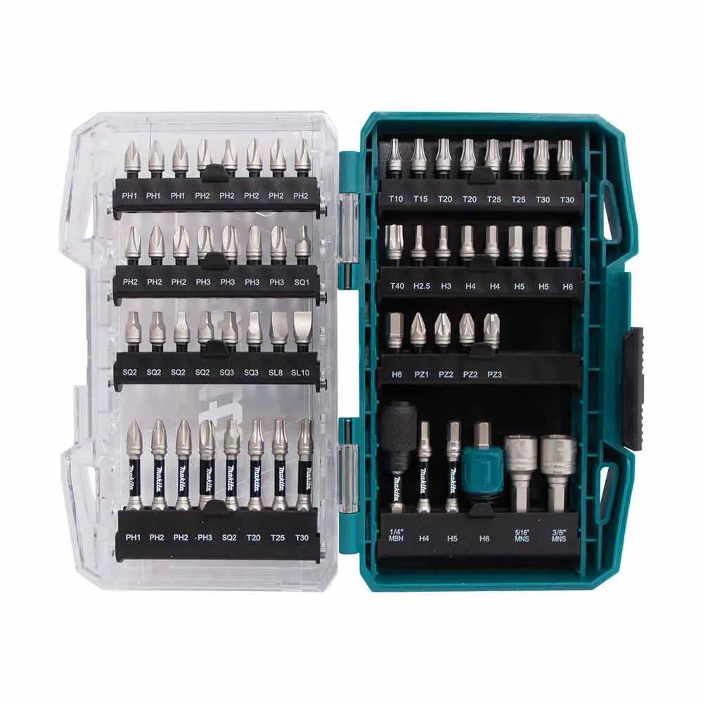 MAKITA Impact XPS Screwdriver Bit Set w/ Quick Chuck Bit Holder - 60 Piece E-19299