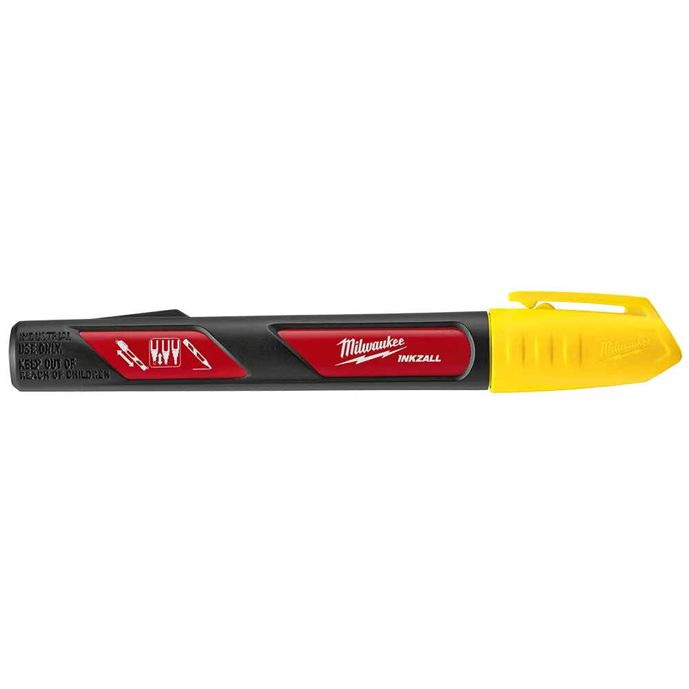 MILWAUKEE INKZALL Liquid Permanent Marker - Yellow 48223721