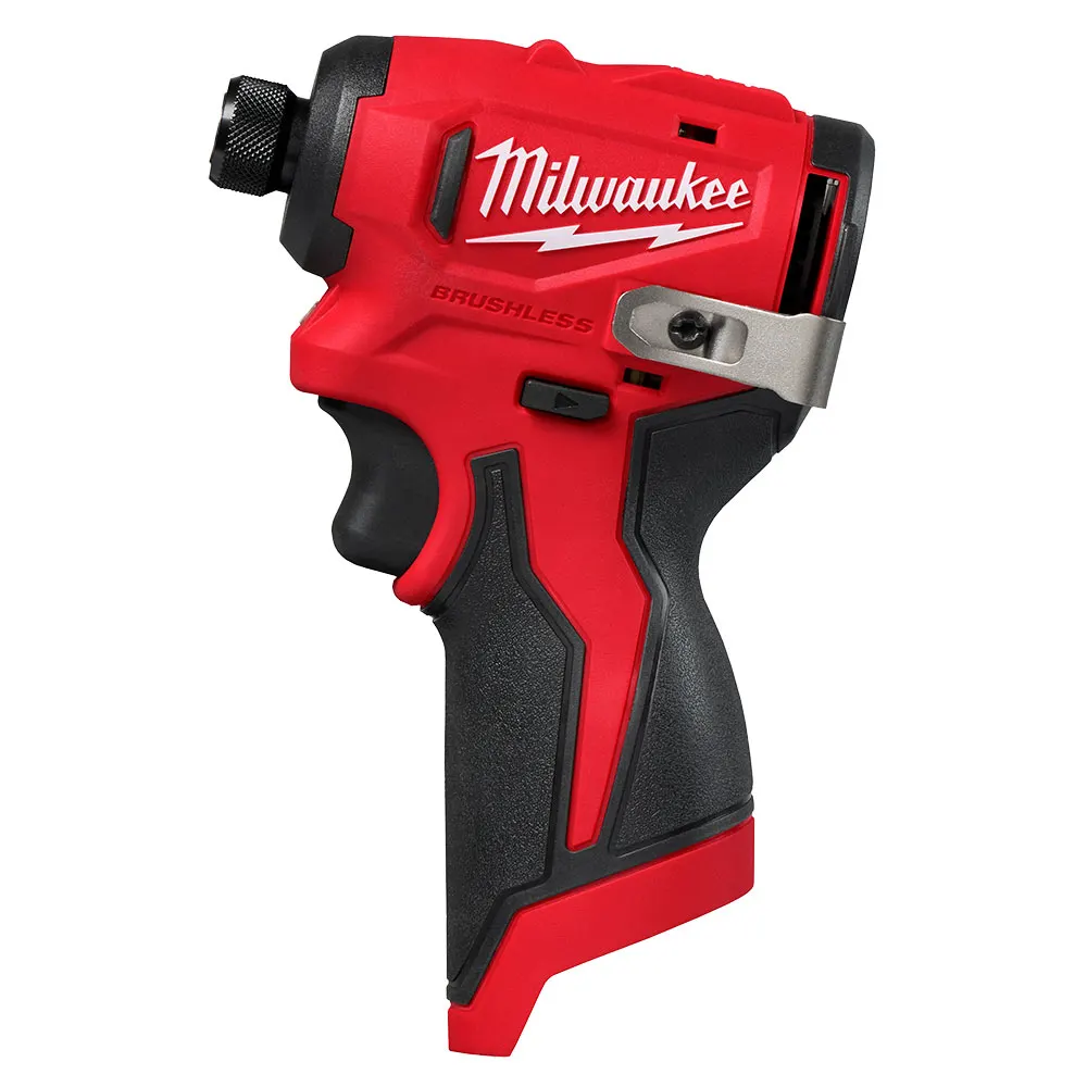 MILWAUKEE 12V Brushless Sub-Compact 1/4" Hex Impact Driver Skin M12BLIDRC0