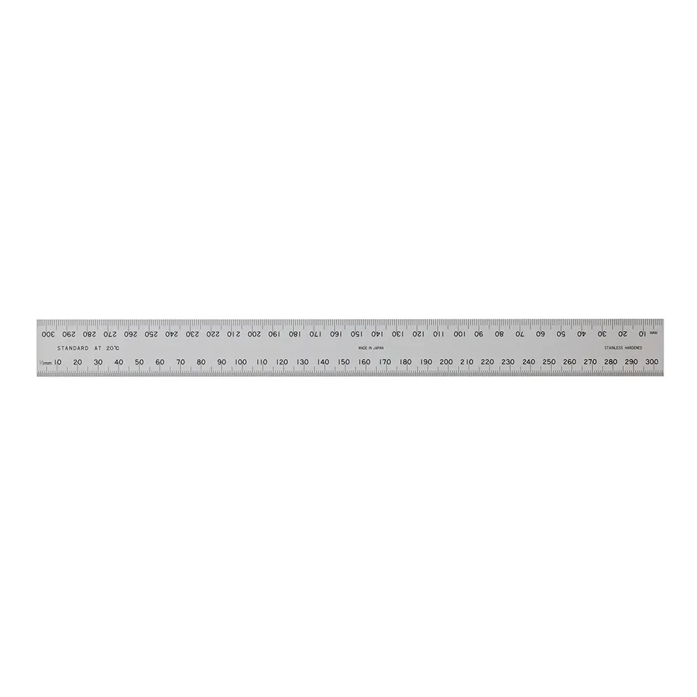 TOLEDO 300mm Double-Sided Metric & Imperial Stainless Steel Rule ST300ME12