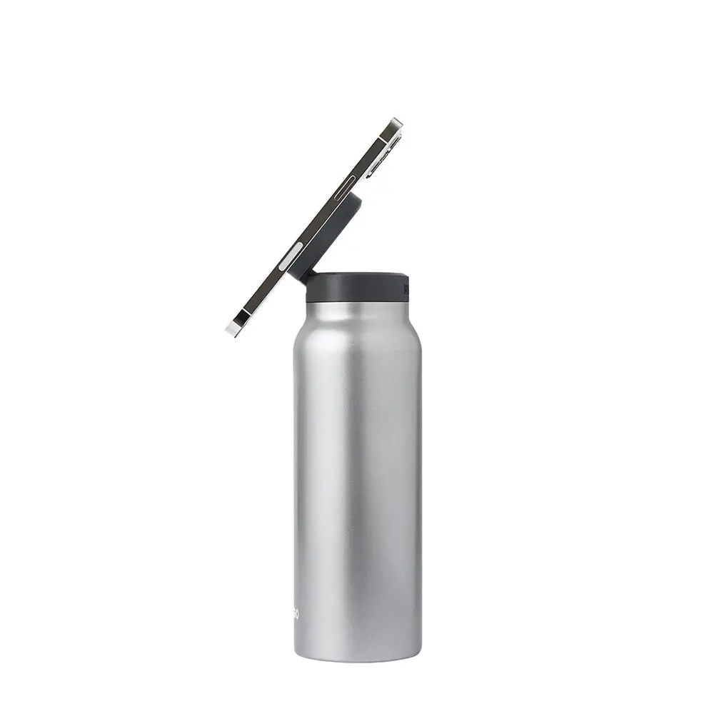 RINGO 710ml (24oz) Water Bottle - with Magnetic Phone Mount - Stainless B2SS24LSC1