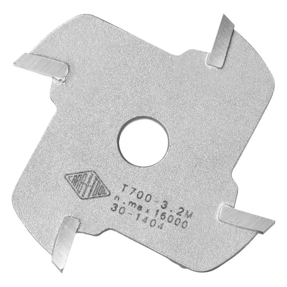 CARBITOOL 80mm 4.8mm 4fl 12.7mm-bore TCT Slotting Cutter TX 700-4.8 M