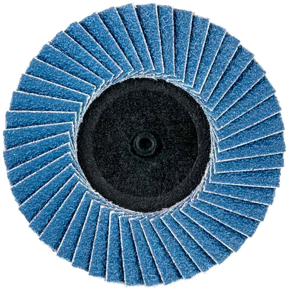 NORTON 75mm 60-Grit Zirconia Quick-Change Flap Disc - SPEEDLOK - 3 Piece
