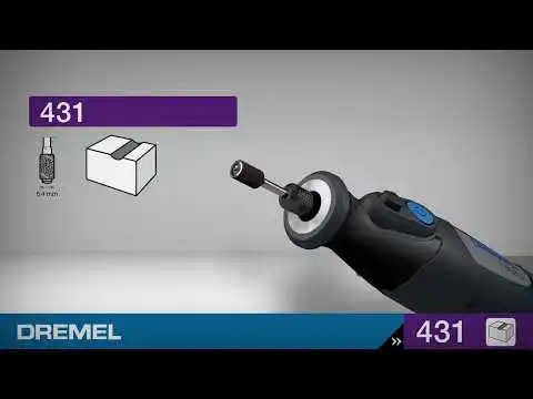 DREMEL 431 Sanding Band 6.4mm 60 Grit - 6 Piece