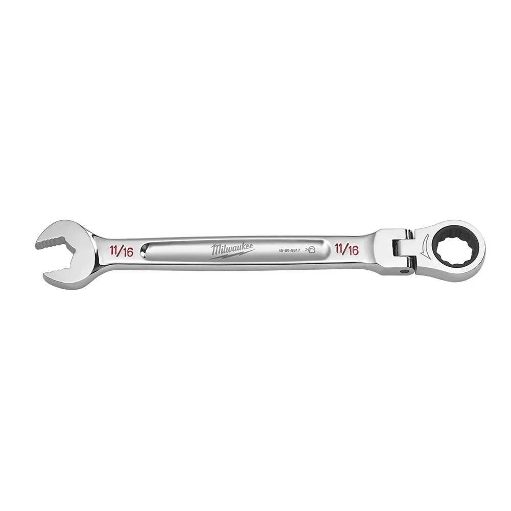 MILWAUKEE11/16" AF R/OE Flex Head Ratcheting Spanner 45969817