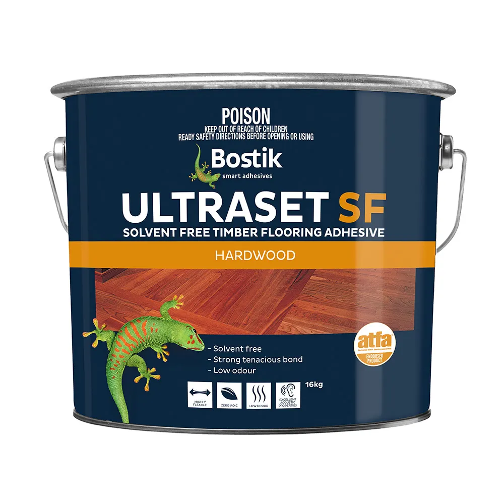 BOSTIK 16kg Adhesive SF Pail Brown Ultraset Flexible 30604590
