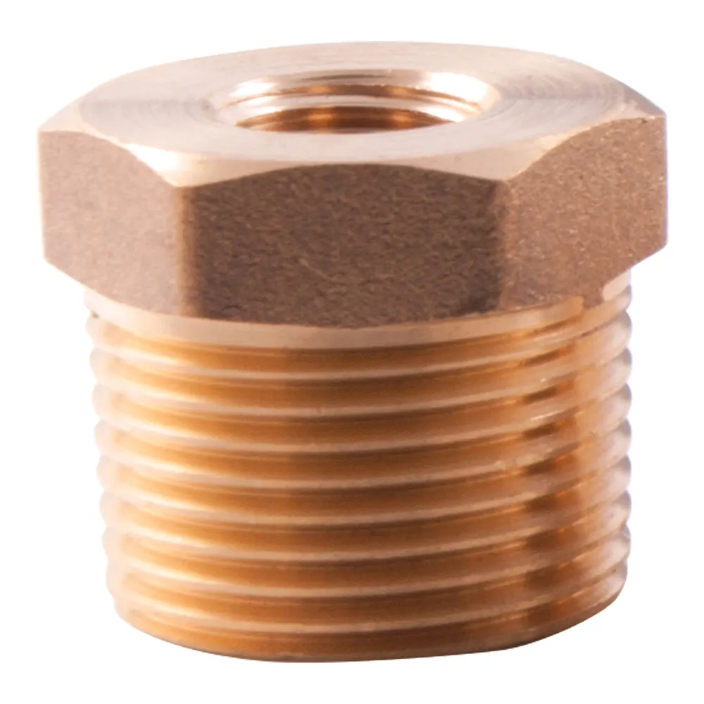 SONSBEEK BUSH 3/4inch -1/4inch BSP M-F 2PK BRASS, CARDED