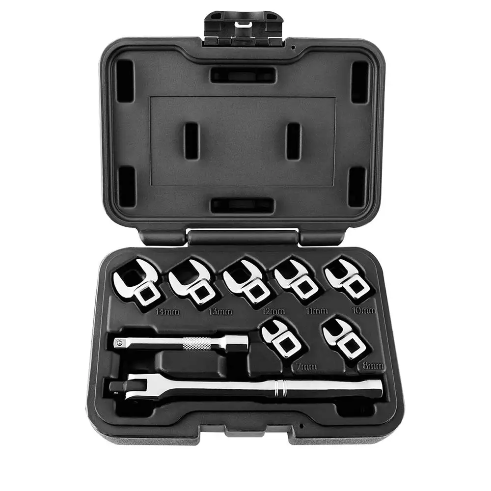 TOLEDO Crowfoot Wrench Metric Spanner Set - 9 Piece 302999