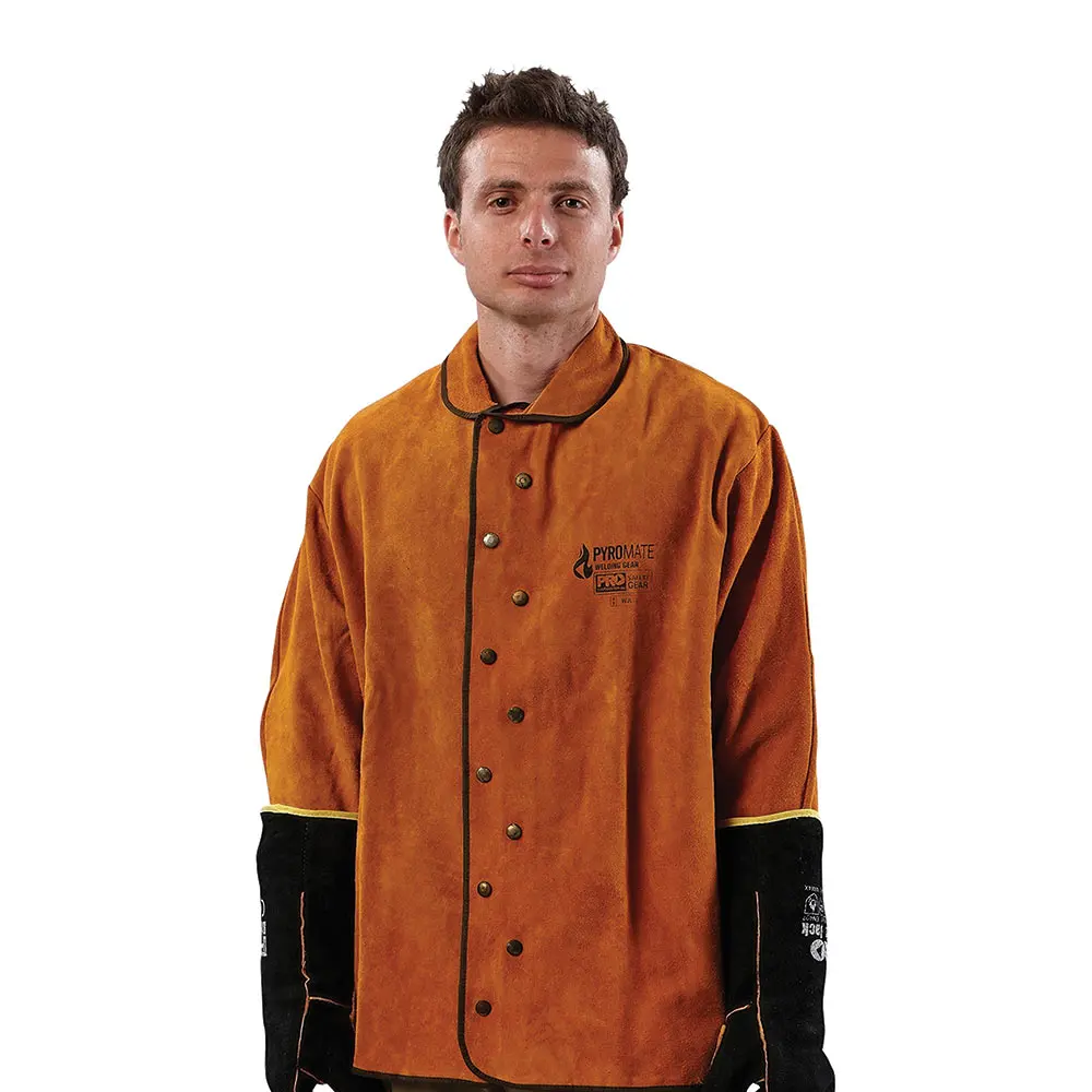 PROCHOICE Pyromate Leather Welding Jacket - Medium WJM