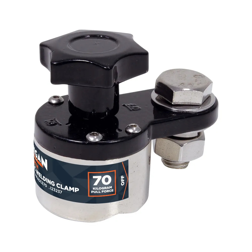 MICHIGAN 600a 70kgf Turn Release Earth Magnetic Welding ClampMMAGCEA70