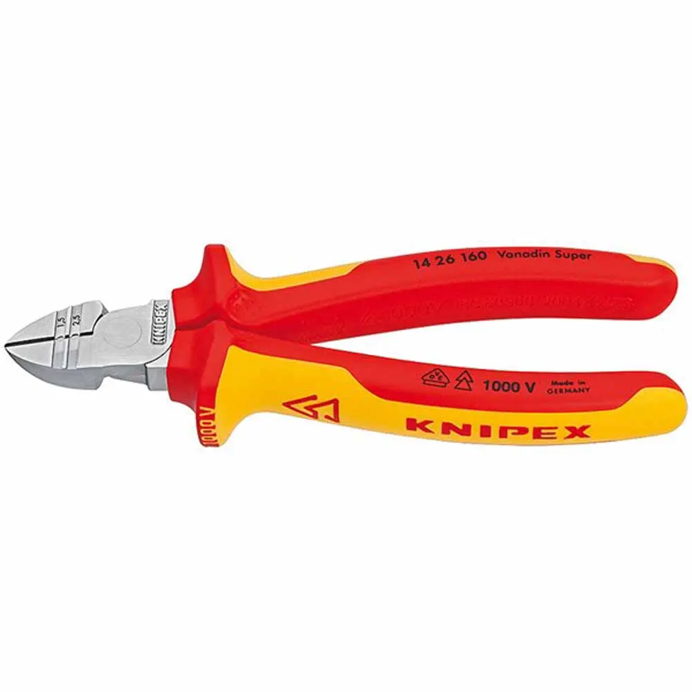 Knipex 1000V 160mm Diagonal Cutter Plier 1426160SB
