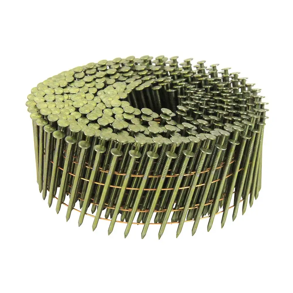 AIRCO Coil Nail Smooth Shank Bright Steel - 45mm Box of 12000 YA45210