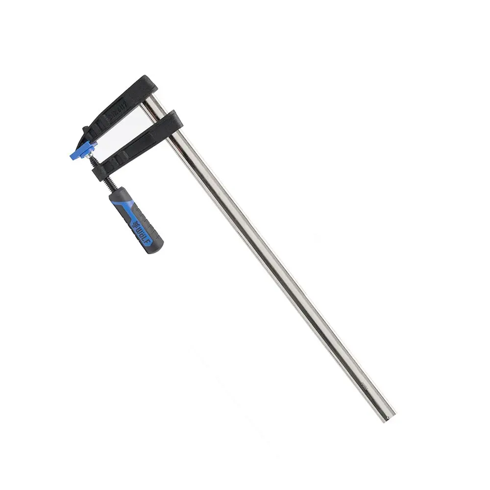 WOLF 800mm x 120mm HD Cast Iron Rubber Handle F Clamp WFC800