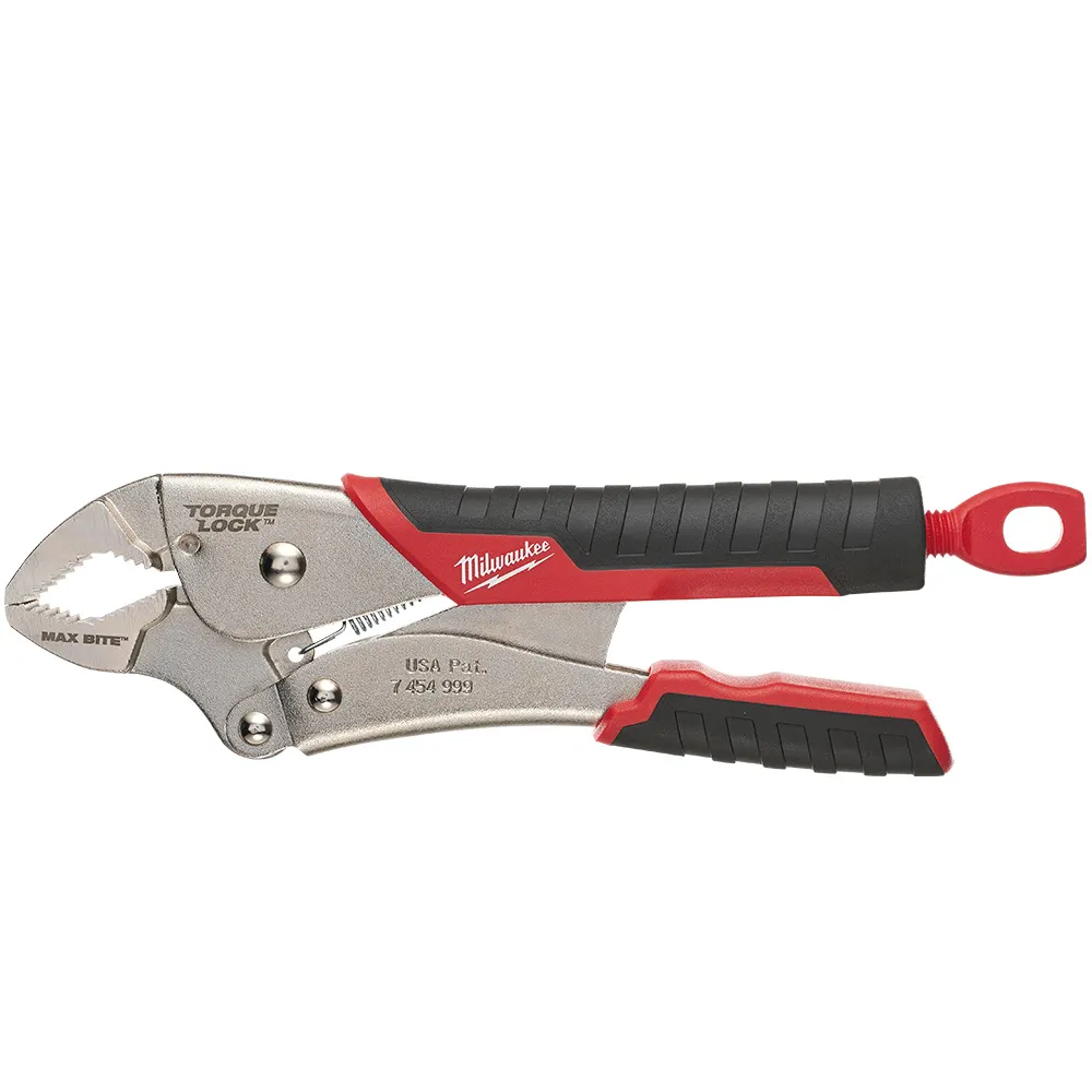 MILWAUKEE 254mm Torque Lock MAXBITE Curved Jaw Locking Pliers w. Durable Grip 48223710