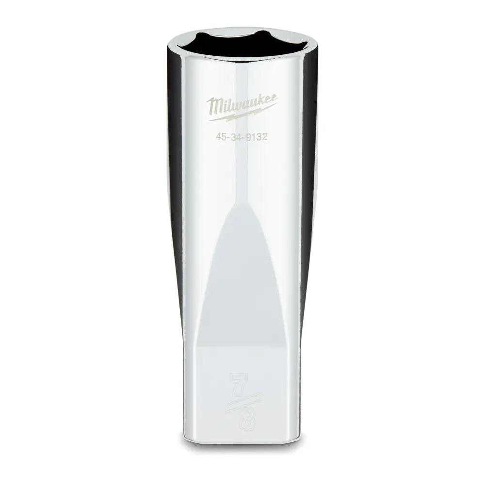 MILWAUKEE 1/2 Drive 7/8inch SAE 6-Point Deep Socket 45349132