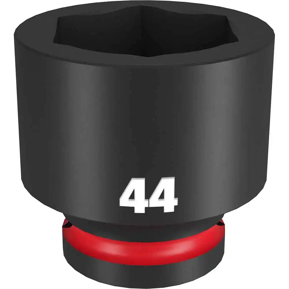 MILWAUKEE SHOCKWAVE 3/4inch Drive 44mm Standard 6 Point Impact Socket 49666382