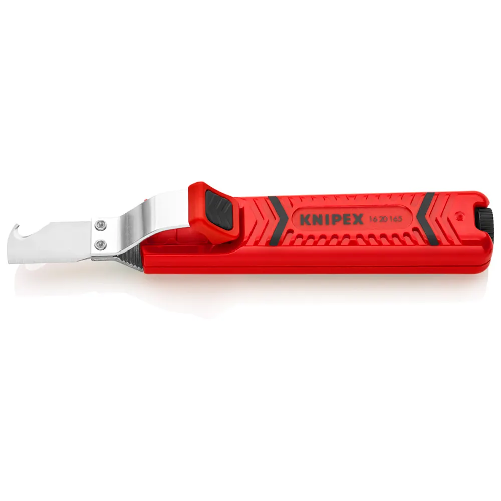 KNIPEX 165mm Dismantle Cable Knife with Hook Blade 1620165SB