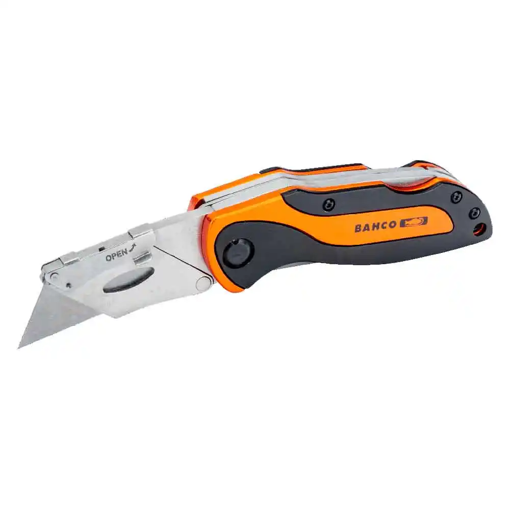 BAHCO 160mm Aluminium Handle Folding Utility Knife  KBSU-01