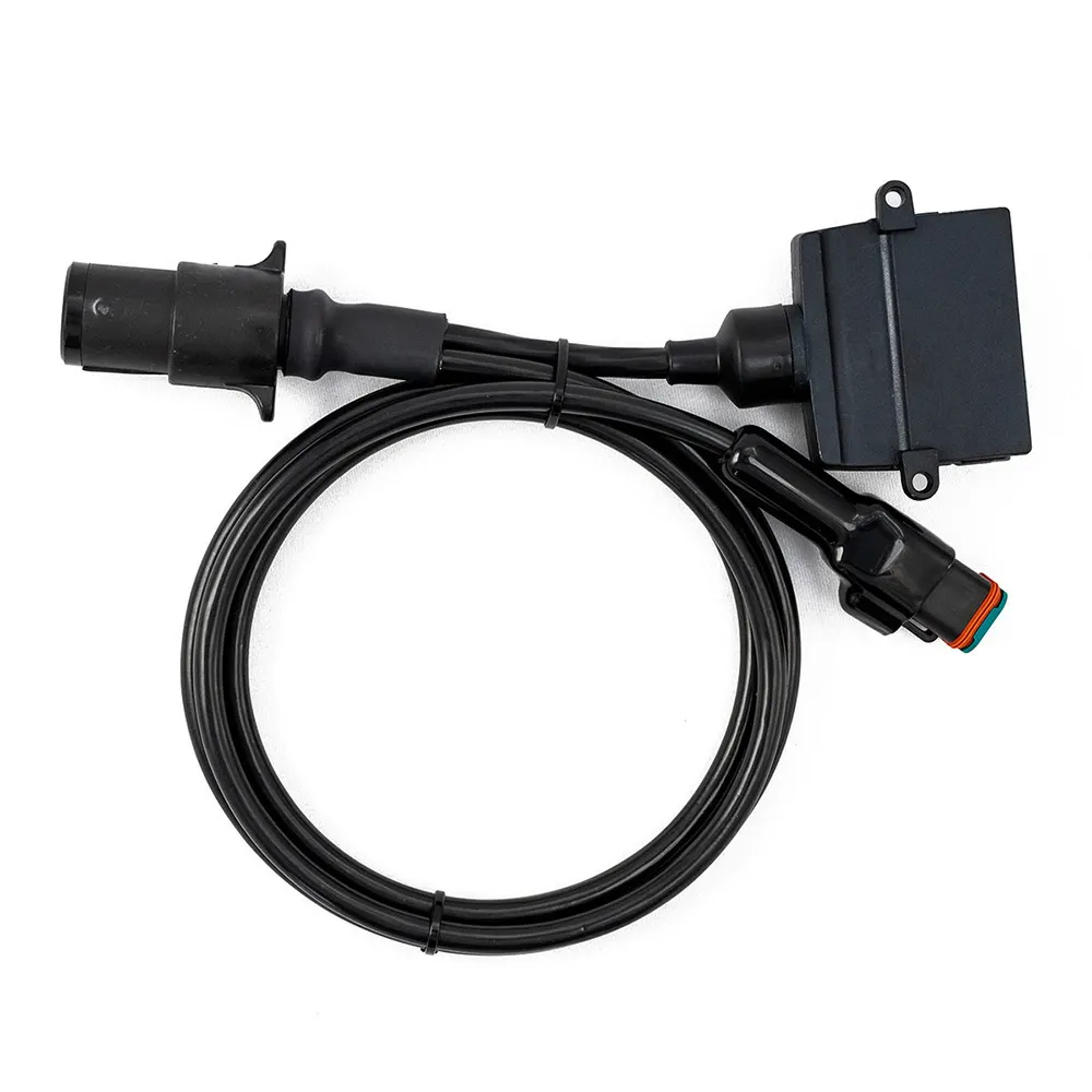 ELECBRAKES 7 Pin Small Round To 7 Pin Flat Adaptor Socket A7SR-7