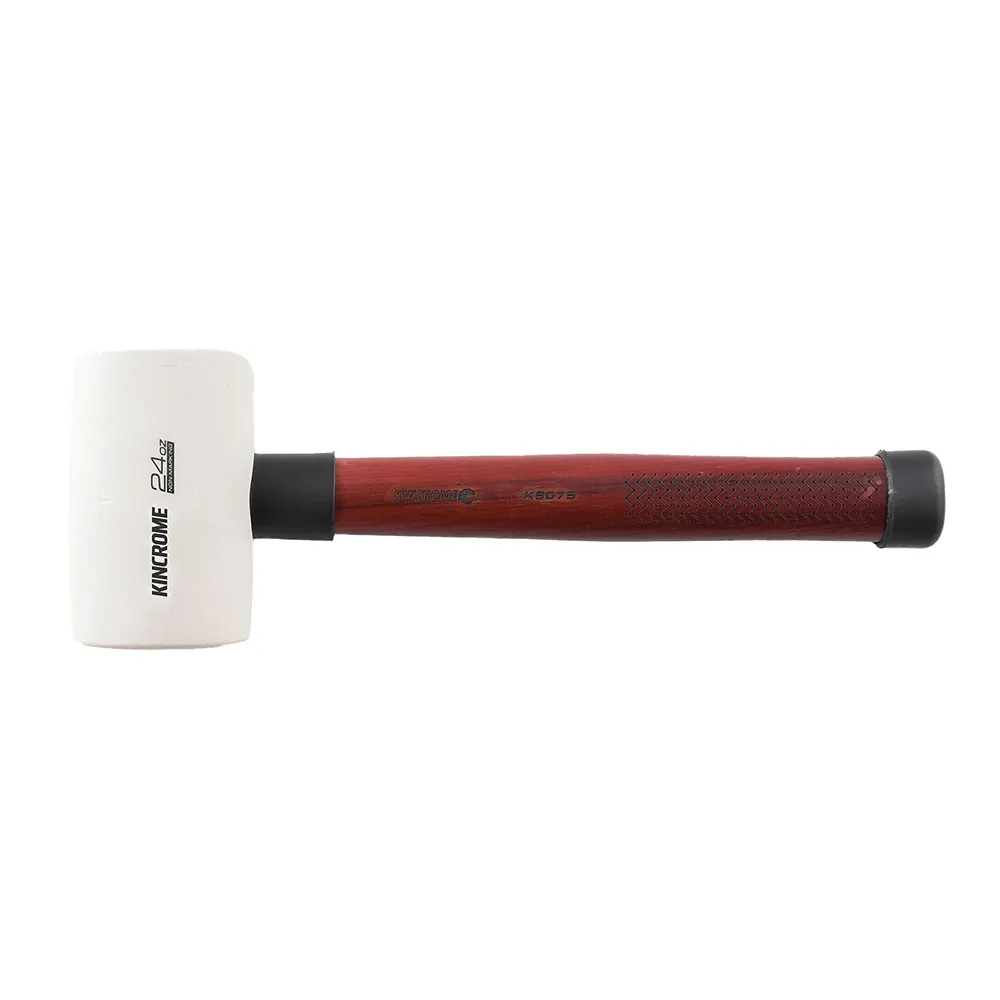 KINCROME 24oz Hickory Rubber Mallet - White K9075