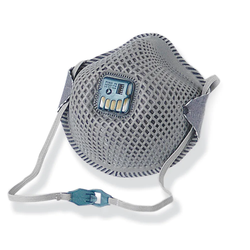 PROCHOICE Box of 12 P2 Promesh Carbon Filter Disposable Respirator with Valve PC823