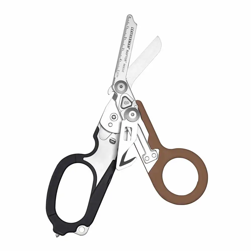 LEATHERMAN INC 6 Built-In Ems Tools Tan/Black Handles - Box YL833062