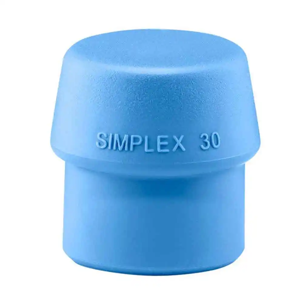 HALDER 1pk 30mm Insert Mallet TPE Soft Tips - Blue 3201.03