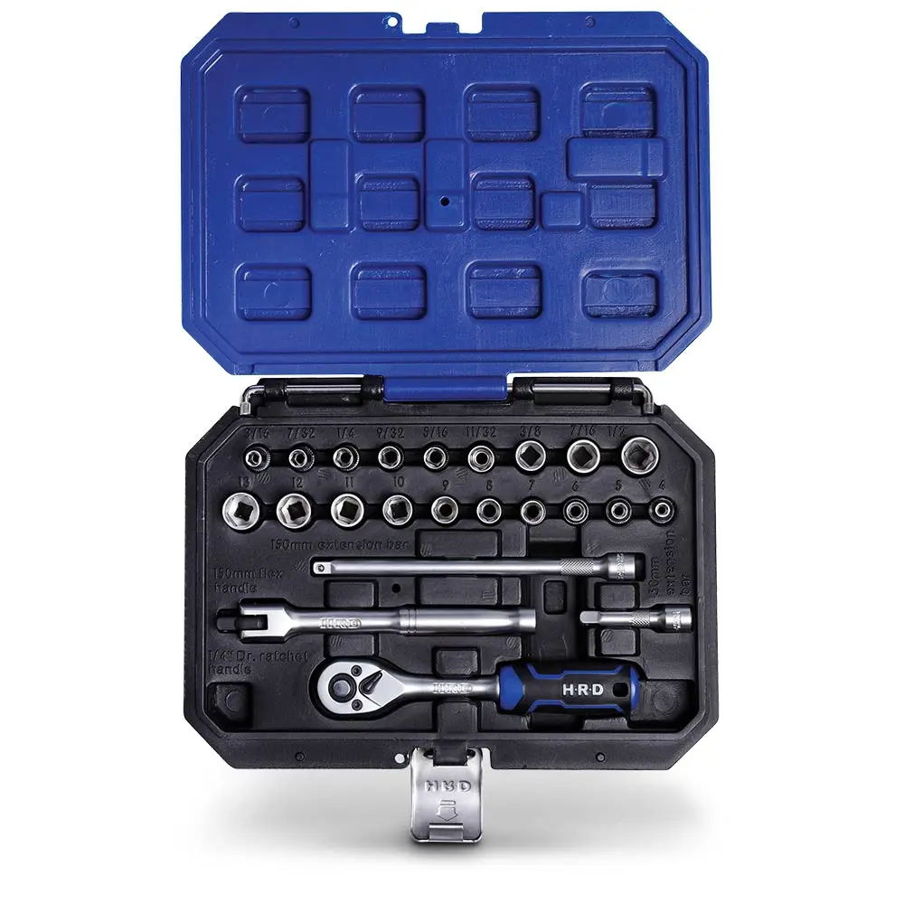 HRD 23 Piece 1/4in Drive Socket Set H14VS23
