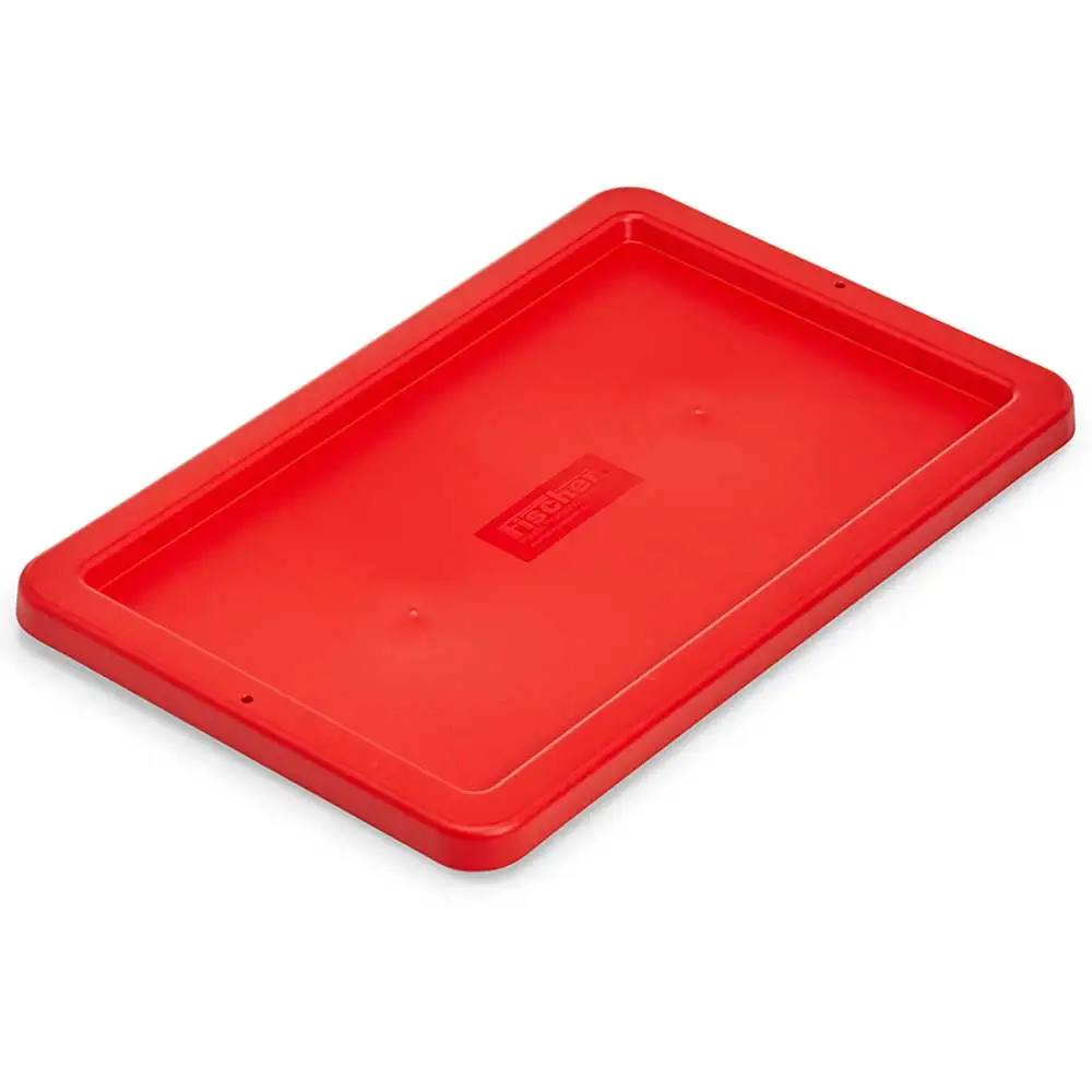 FISCHER Red Lid Storage Tub Suits 32/52/68l Stack & Nest F1H-193R