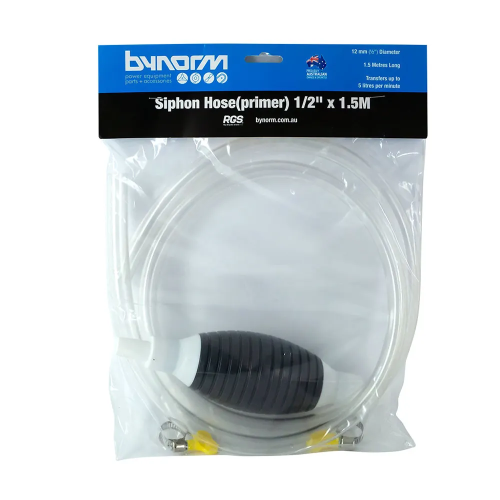 BYNORM 1/2 Inch X 1.5m Siphon Hose Primer 051-150