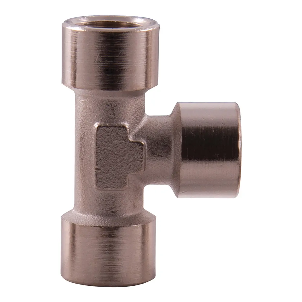 SONSBEEK T-PIECE 3/8inch BSP F-F-F BRASS