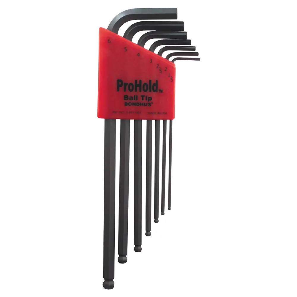BONDHUS HEX KEY SET BALL END 7PC