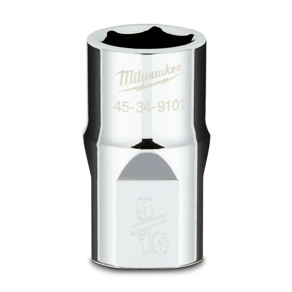 MILWAUKEE 1/2 Drive 9/16inch SAE 6-Point Socket 45349101
