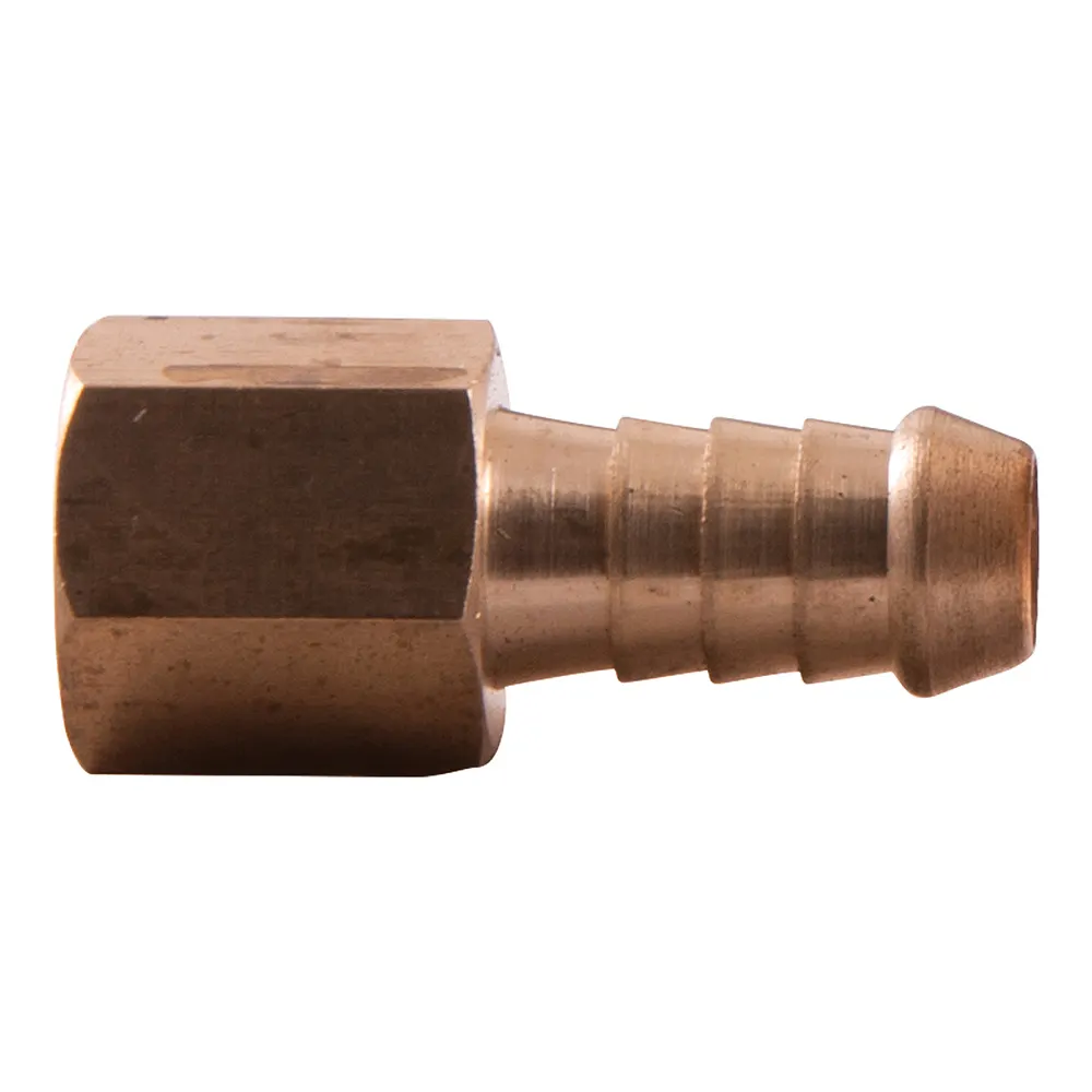 SONSBEEK TAILPIECE 3/8inch BARB 1/4inch BSP FEMALE, BRASS