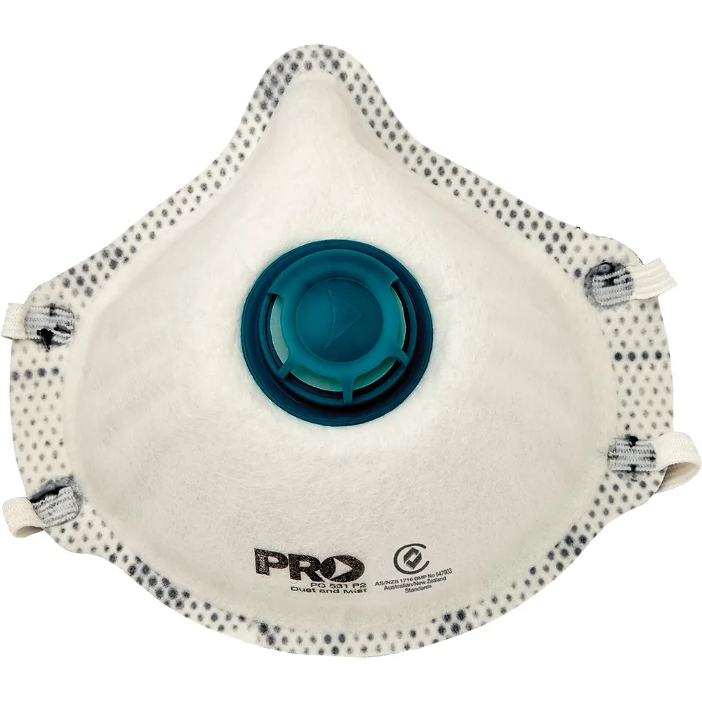 PROCHOICE Respirator P2 with Valve and Active Carbon Filter Box of 12 PC531