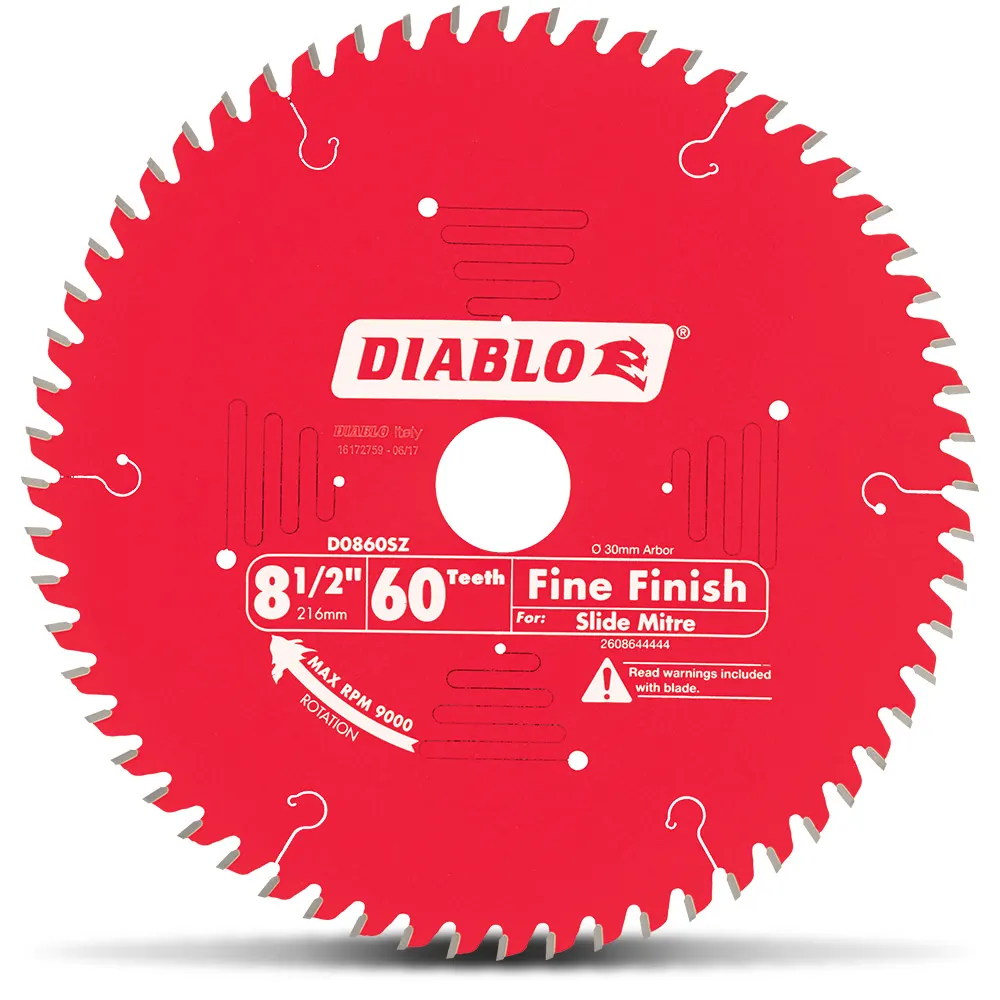 DIABLO 216mm 60T Fine Finish Saw Blade 2608644444