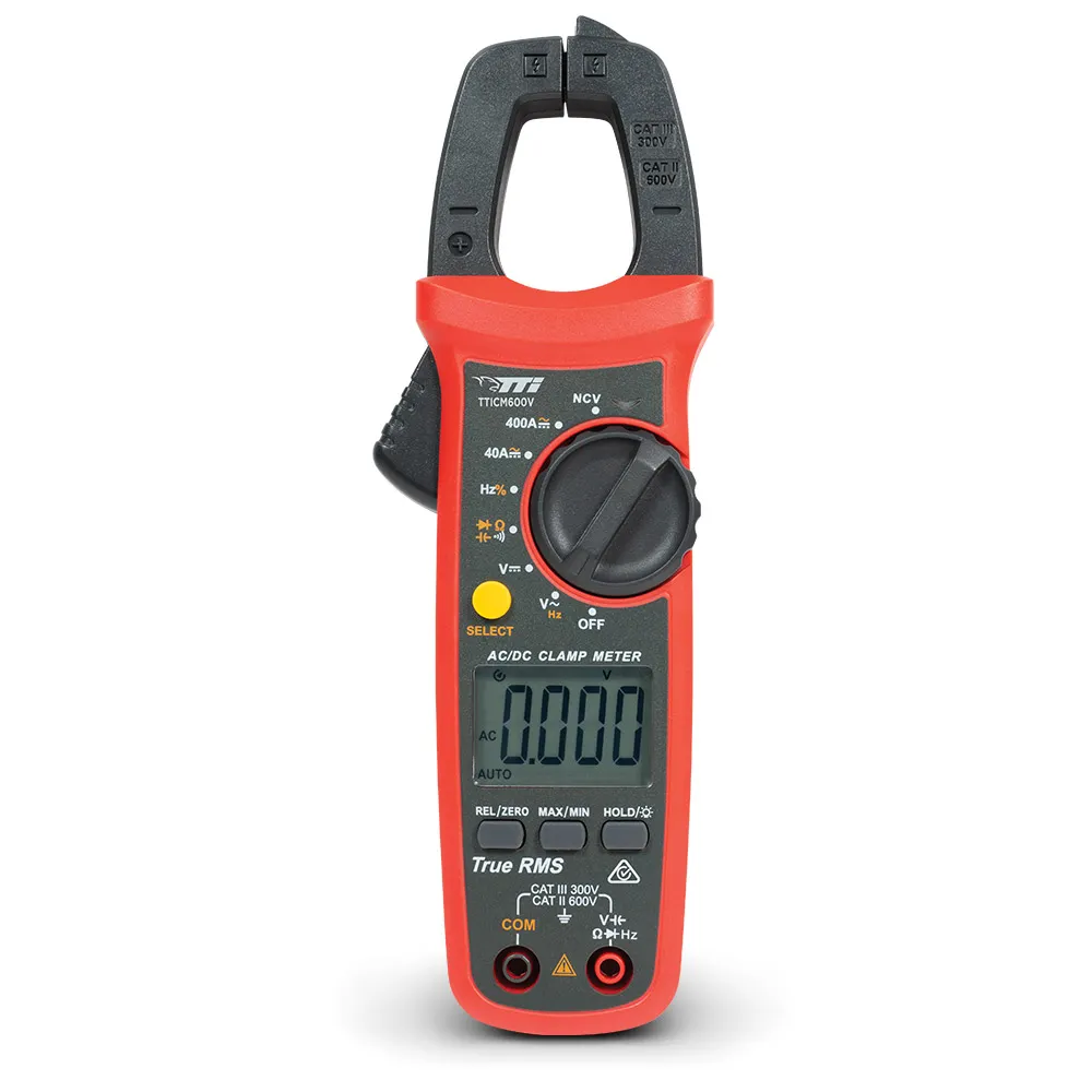 TTI 400A AC/DC Auto-Ranging True RMS Clamp Meter TTICM600V