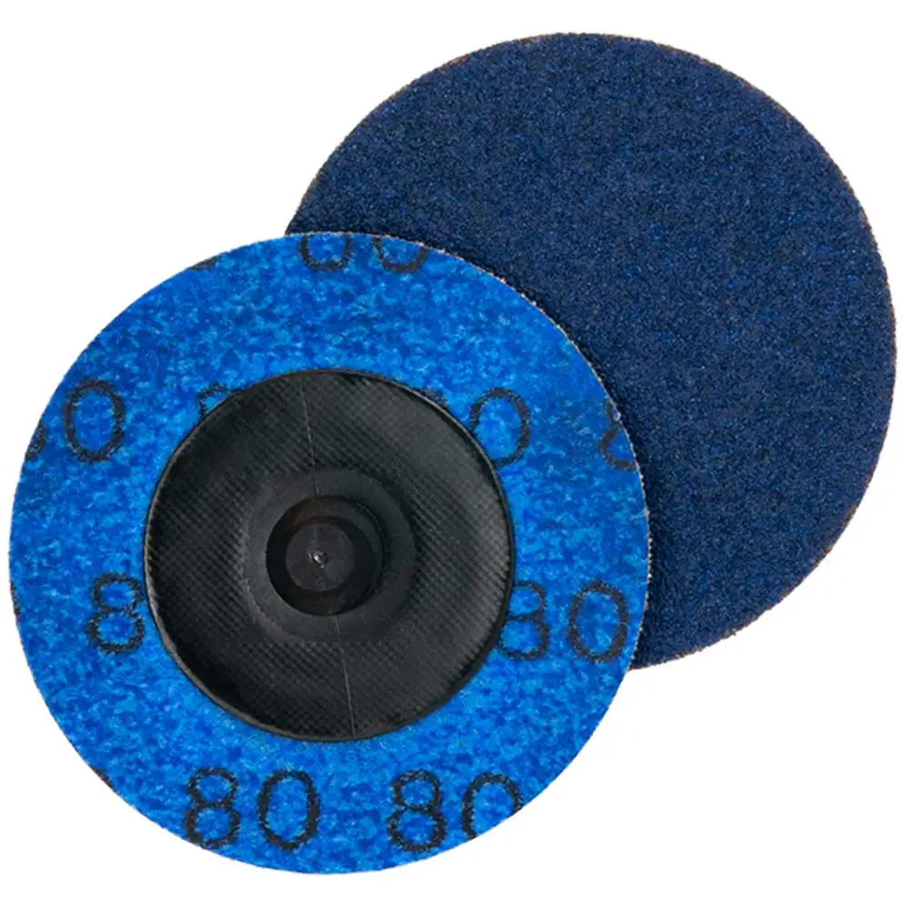 NORTON 50mm 80-Grit Zirconia Quick-Change Sanding Disc - SPEEDLOK - 5 Piece