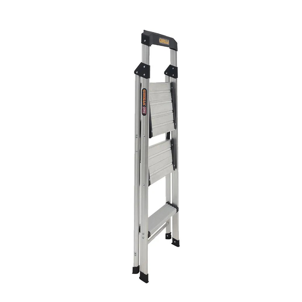 GORILLA 120kg 3 Step Single Sided Aluminium Ladder GOR-3TT